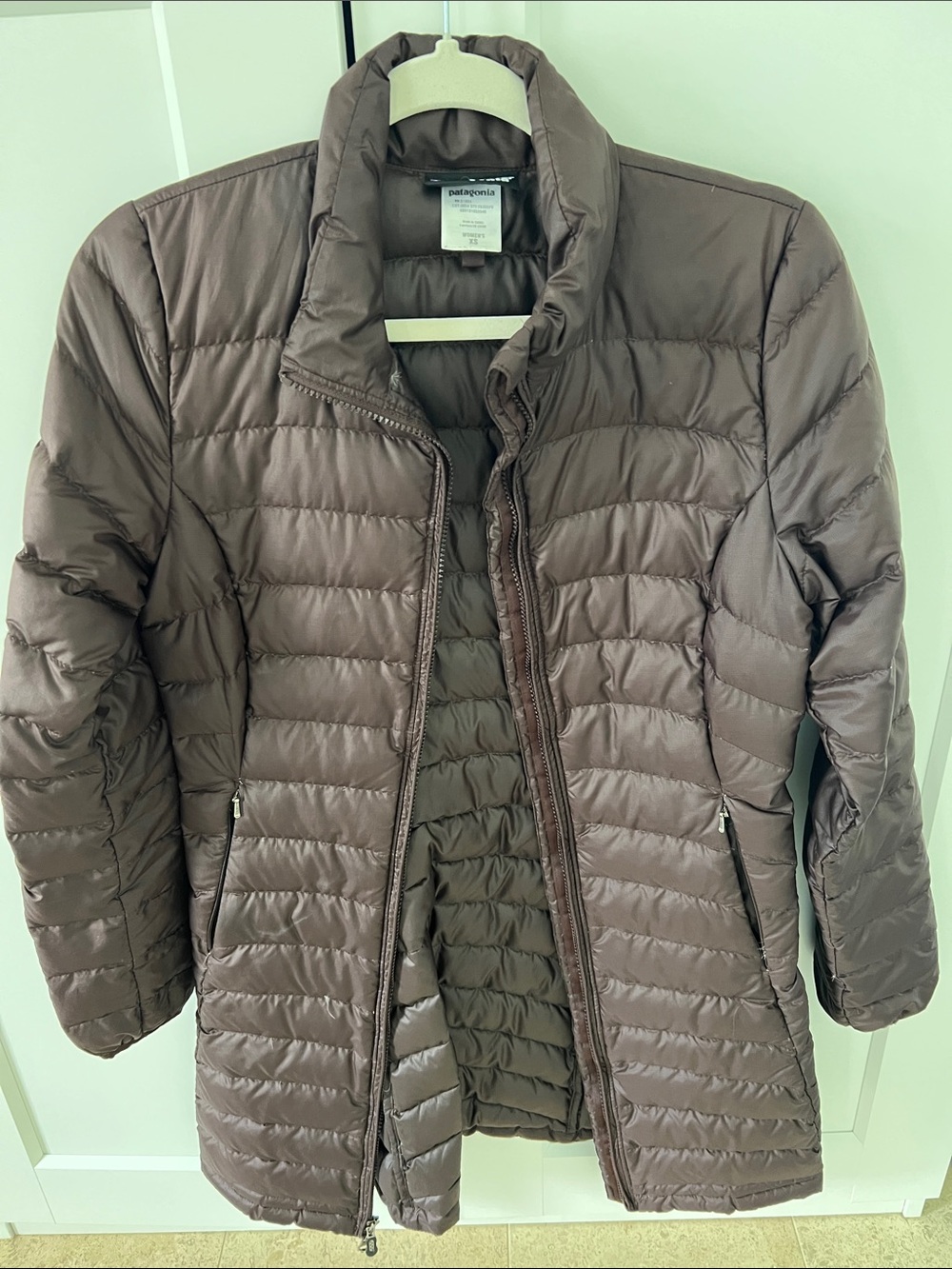 Patagonia Women's Quilted Puffer Coat - Brown